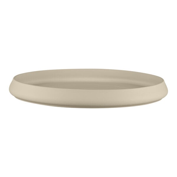 A gray RAK Porcelain Thali Tray with a white background.