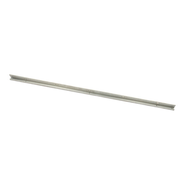 A long metal bar with screws.