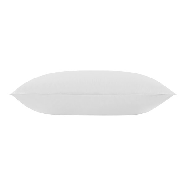 A white Pacific Coast Feather Touch of Down hotel pillow on a white background.