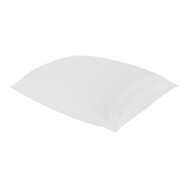 A white Suite Sanctuary hotel pillow.