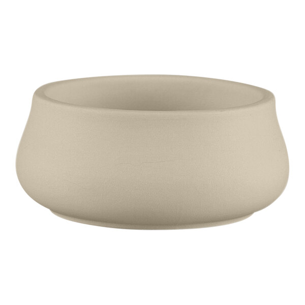 A gray RAK Porcelain Thali bowl with a white background.