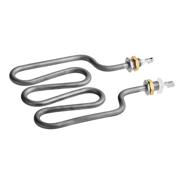 A silver and black Estella Caffe 2.8 kW heating element with two wires.