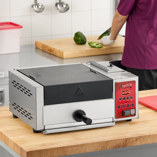 Avantco QuickShot QS-HD3300B Electric Countertop Tortilla / Portion Steamer with Digital Controls - 208V, 3,300W