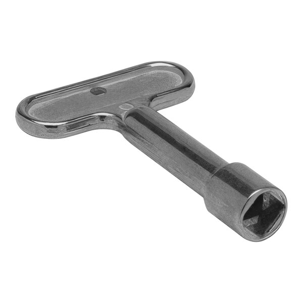 A Zurn hydrant key with a handle.