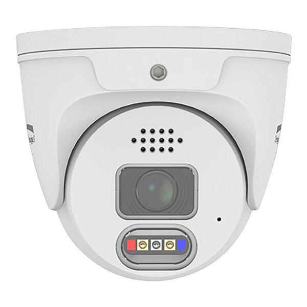 A white Speco Technologies turret camera with a black lens.