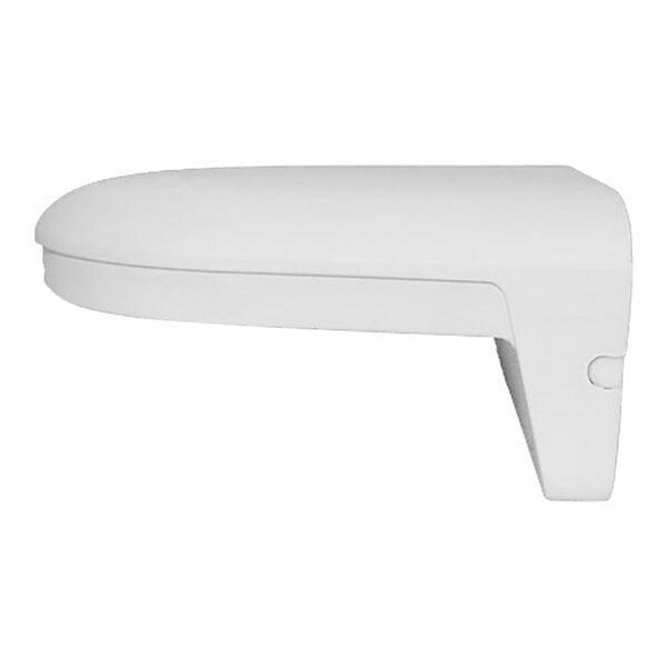 A white rectangular wall mount with curved legs for Speco Technologies cameras.
