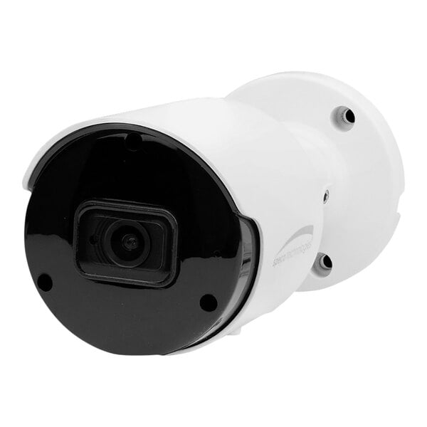 A white Speco Technologies IP bullet camera with a black circle on the lens.