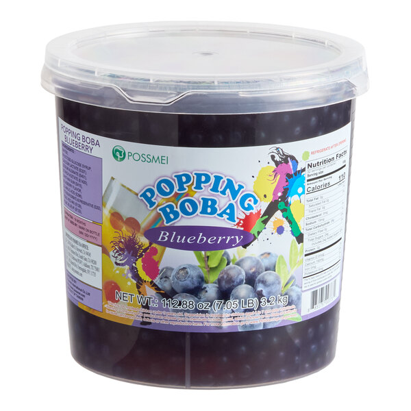 Possmei Blueberry Popping Boba 7.05 lb.