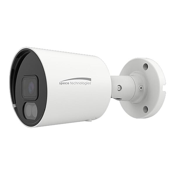 A white Speco Technologies bullet camera.