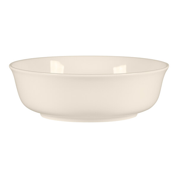 A RAK Porcelain white bone china low cereal bowl.