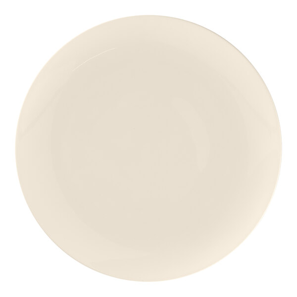 A RAK Porcelain Bravura bone china plate with a plain white rim.