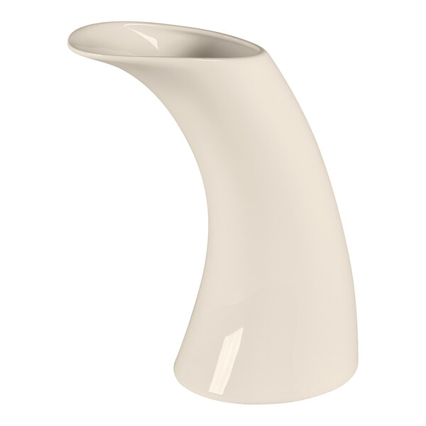 A white curved RAK Porcelain jug.