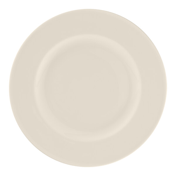 A RAK Porcelain bone china plate with a round rim on a white background.