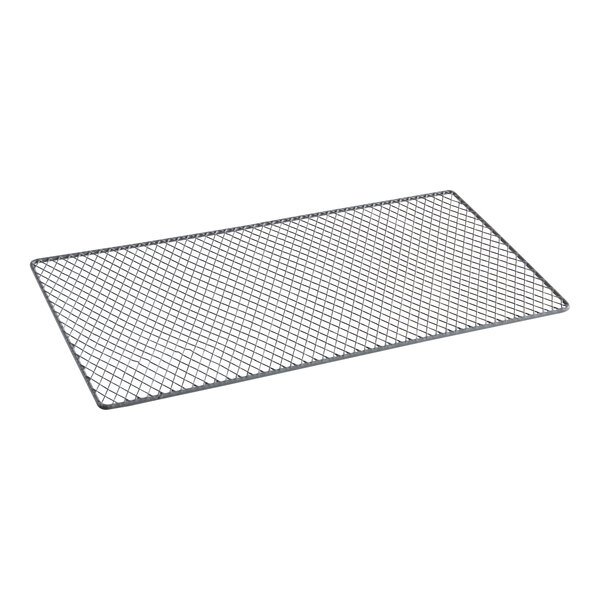 An Avantco metal grid for a refrigerator back grille.