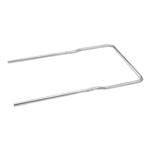A metal U-bar with two handles on it.