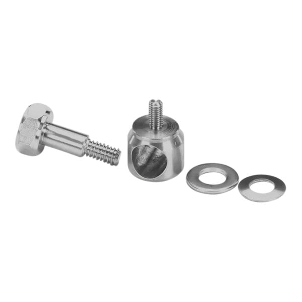 A stainless steel nut and washer set for a Garland / US Range U-bar rear holder.