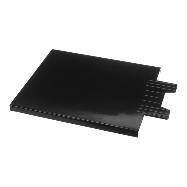 A black plastic Anfim collecting tray with a handle.