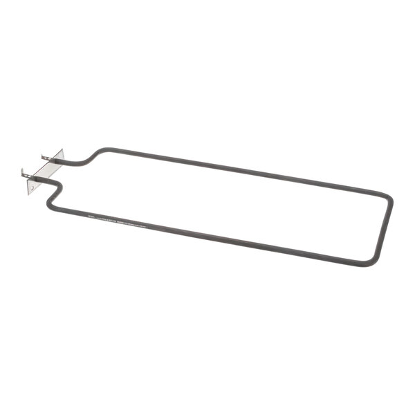 A Food Warming Equipment tubular electric heating element inside a rectangular metal frame.