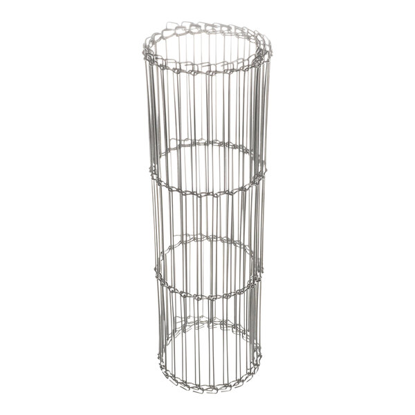 A wire mesh cylinder for a Vollrath conveyor belt.