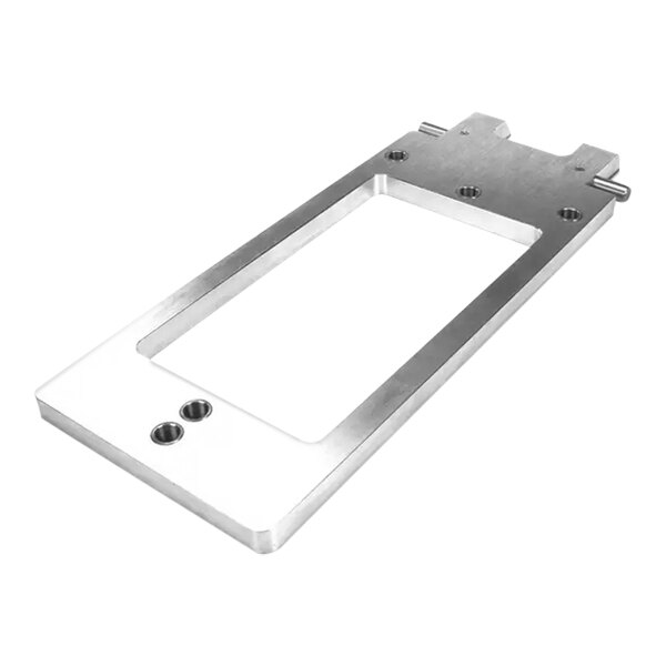 A metal Garland / US Range platen arm with holes.