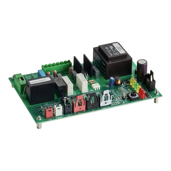 A printed circuit board for an Ice-O-Matic machine, model SC620448-09, designed for 115V/60Hz operation.