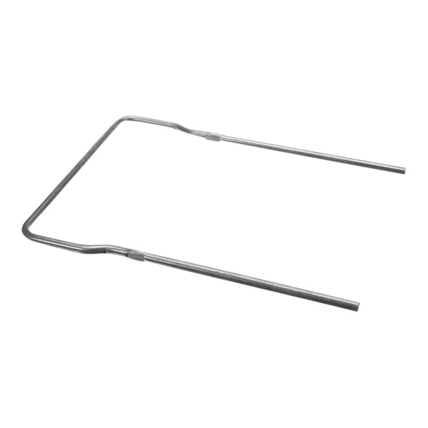 A metal U-bar with two handles on it.