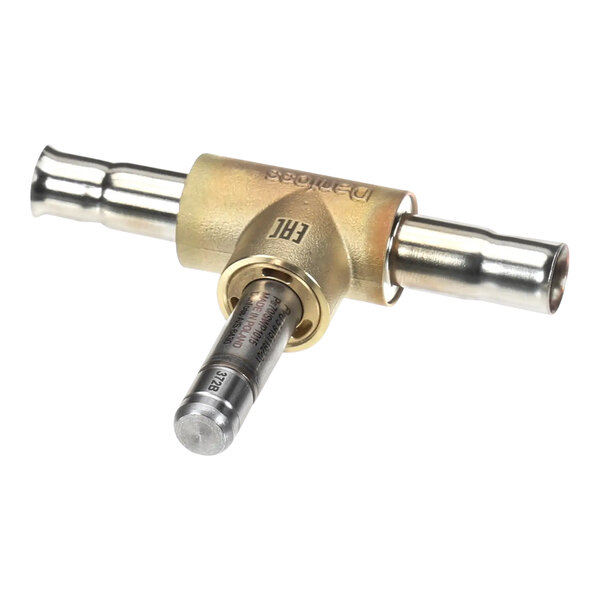 A metal Ice-O-Matic solenoid valve kit tool.