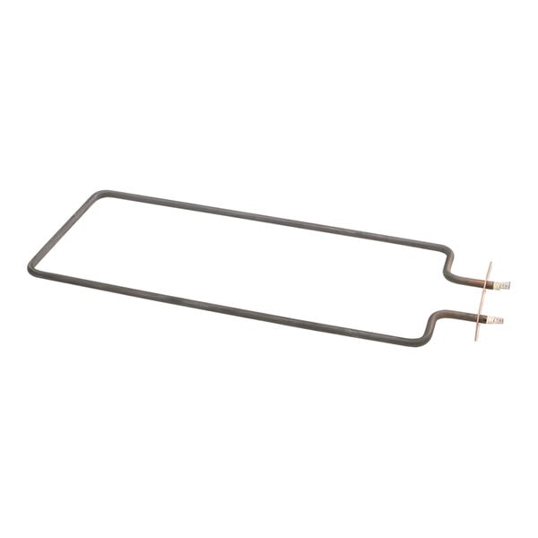A rectangular metal Food Warming Equipment heating element.