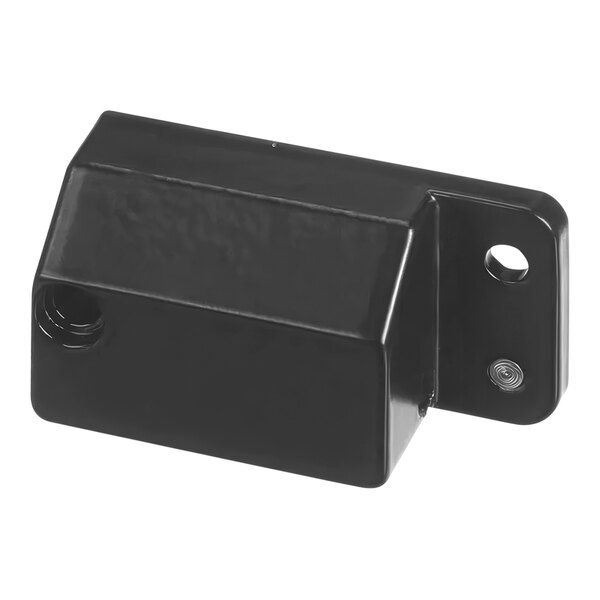 A black metal Anfim 55-B support block with a hole.