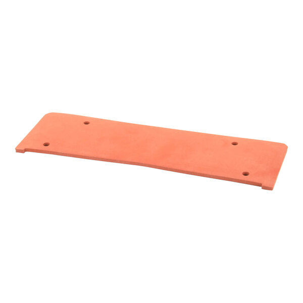 A red rectangular Garland Vapour Shield Silicone with holes.