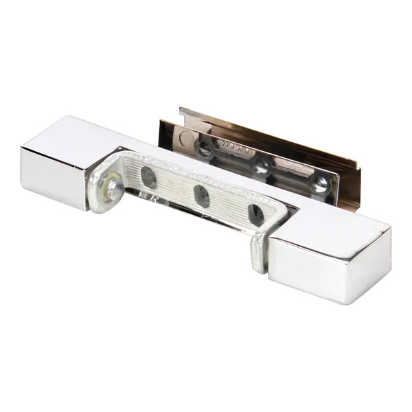 A metal HNG-214 door hinge for countertop food warmers.