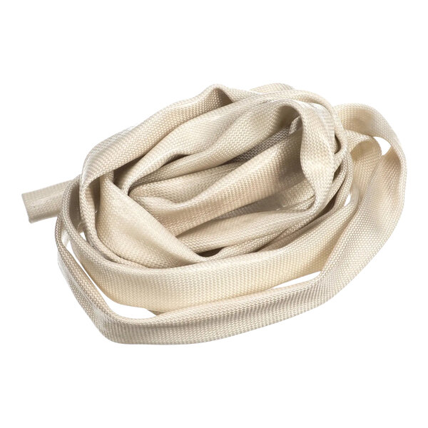 A close-up of white Garland sleeving.