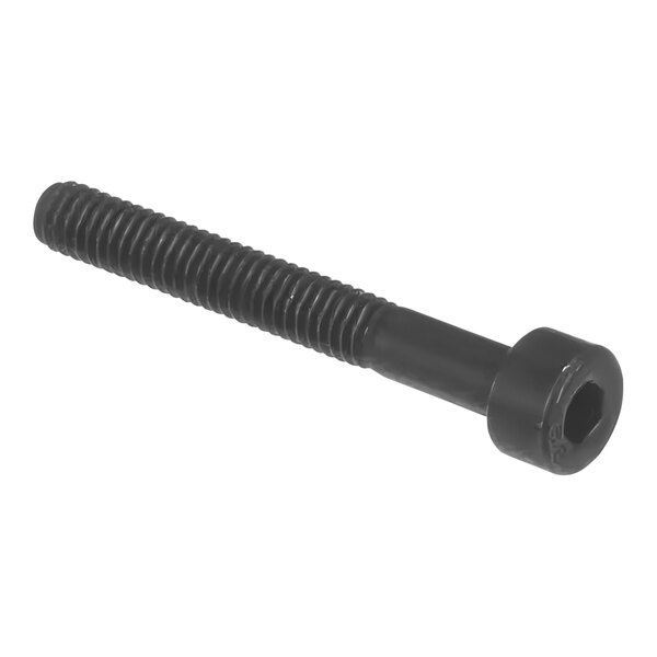 An Anfim black zinc screw with a hexagon head.