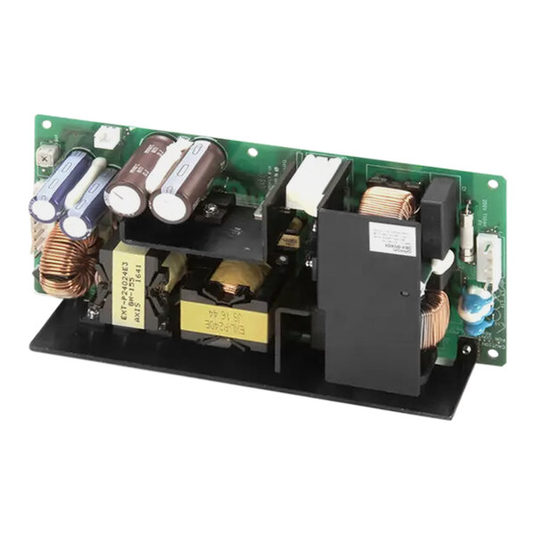 A black rectangular circuit board with a white label that reads "24V DC Power Supply" for a Garland / US Range.