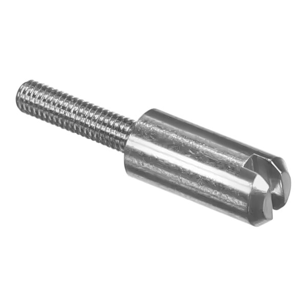 An Anfim stainless steel screw with a cylinder on the end.