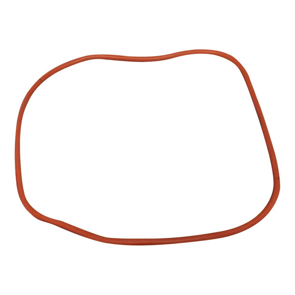 A red silicone rubber cover gasket for Endura grease traps.