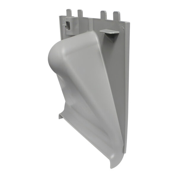 A grey plastic Endura baffle with holes.