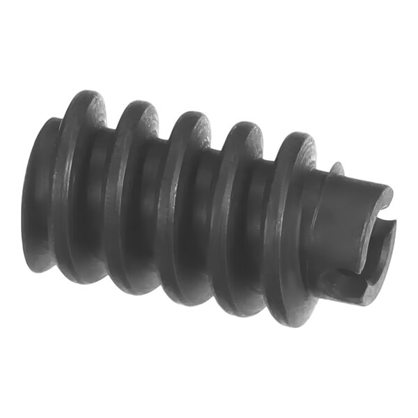 A black plastic and metal Anfim worm gear stepless screw with a handle.