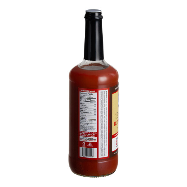 A bottle of Demitri's Bloody Mary Mix on a white background.