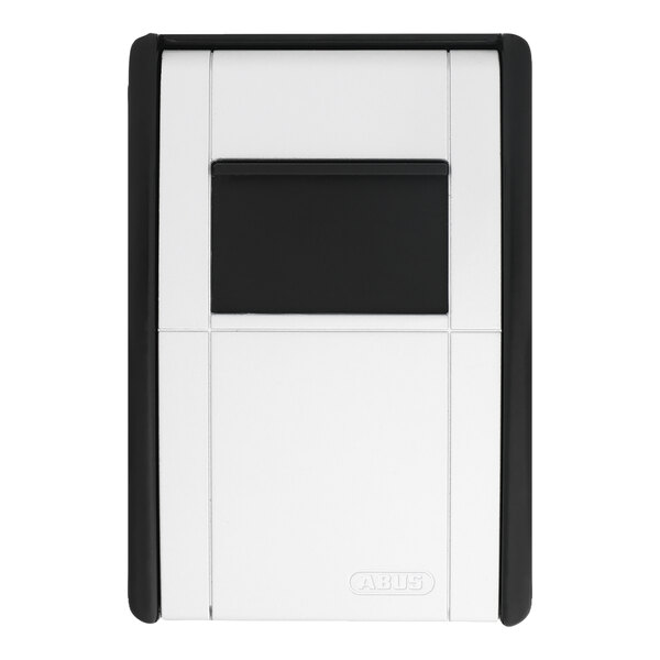 A white rectangular object with a black border and the ABUS logo.