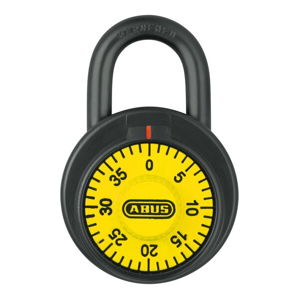 ABUS 78/50KC Combination Padlock with Yellow Dial and Master Key 78944