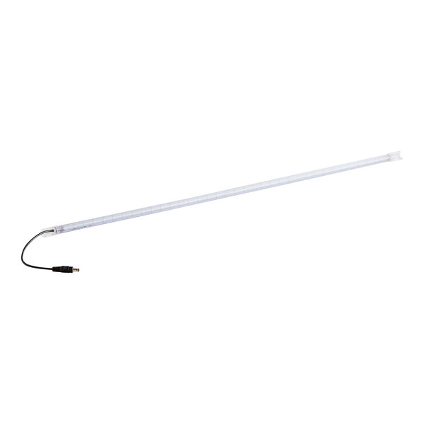 An Avantco LED middle lamp with a long cable attached.