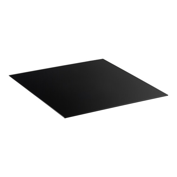 A black square glass frame for a bakery display case.
