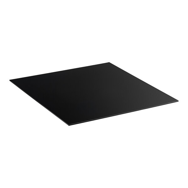 A black square glass frame for a bakery display case.