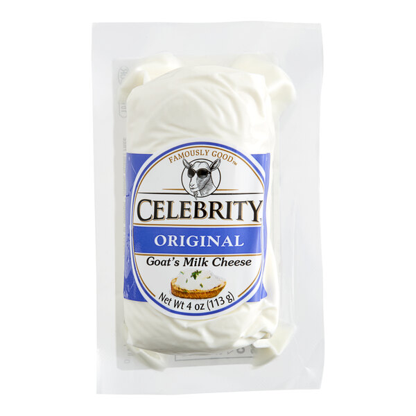 Celebrity Goat Cheese Log 4 oz. - 12/Case