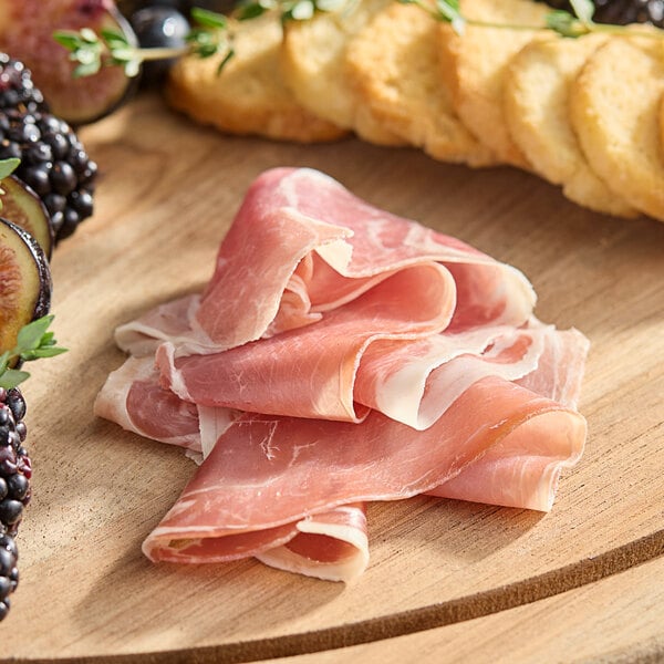 Tanara Giancarlo 3 oz. 20 Month Aged Sliced Prosciutto di Parma DOP - 10/Case