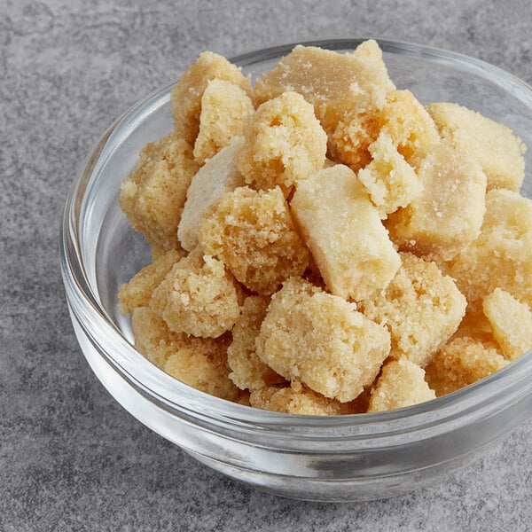 A bowl of brown and white crumbled Sugar Cookie Pieces.