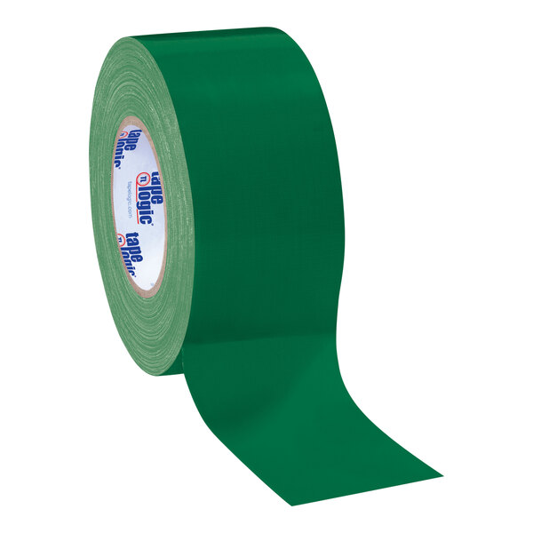 A case of 3 green Tape Logic duct tape rolls.