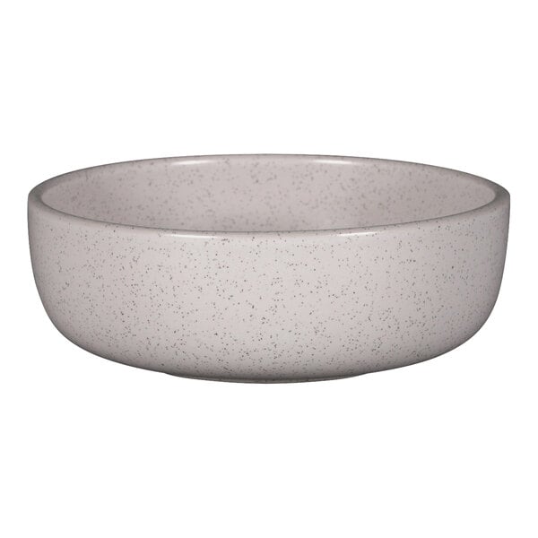 A white speckled RAK Porcelain bowl.