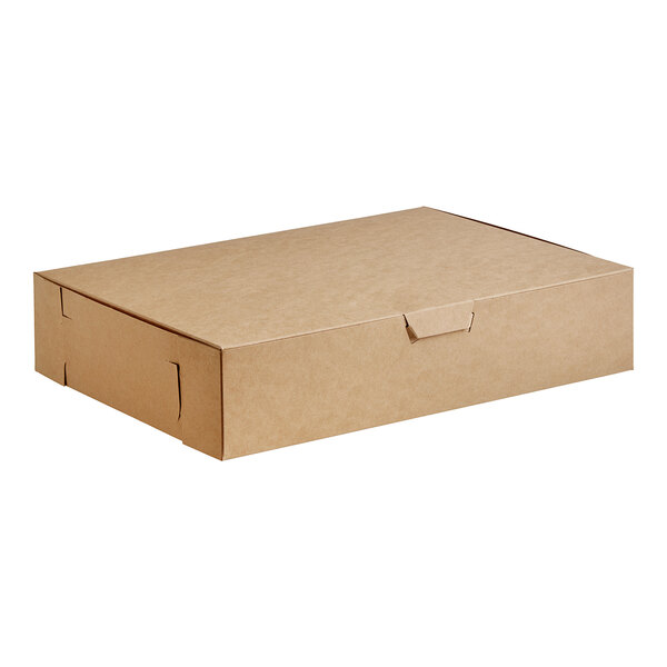 Southern Champion 19" x 14" x 4" Kraft Half Sheet Cake / Bakery Box - 50/Case